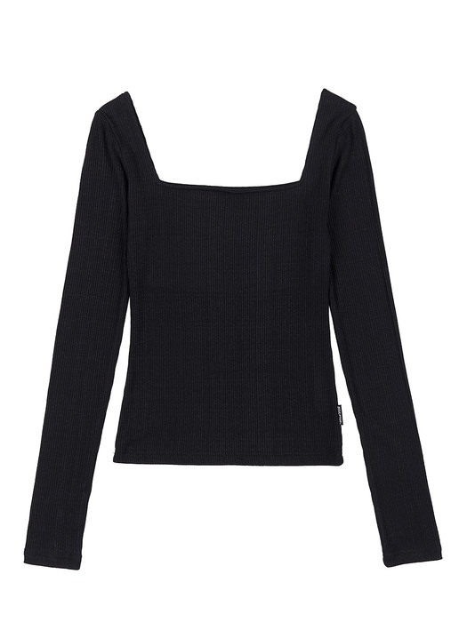 Soft Modal Square Top Black 