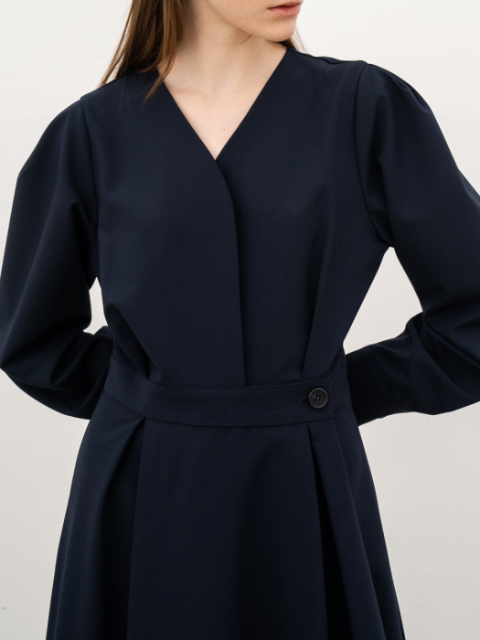 Wrap Dress_Navy