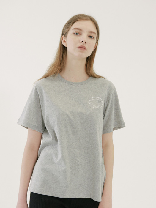 short sleeve logo t-shirts (grey)