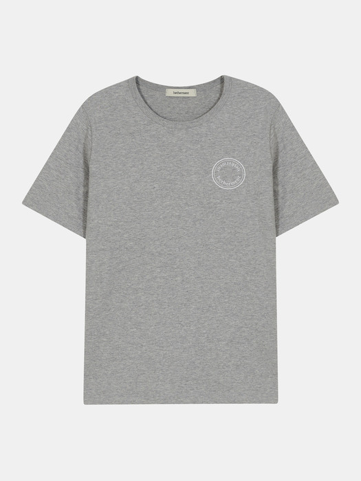 short sleeve logo t-shirts (grey)