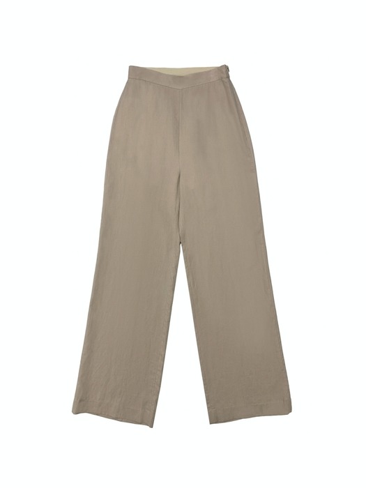 Tencel banding pants (beige)