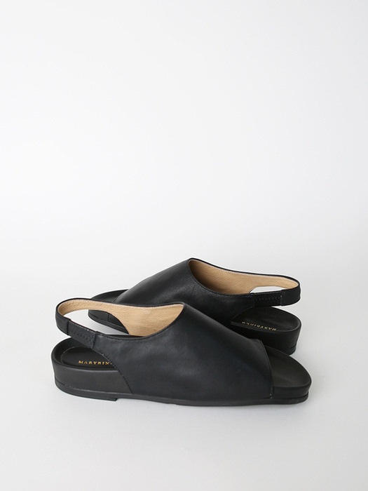 NO. Chloe Simple Comfy Sandal _ BLACK