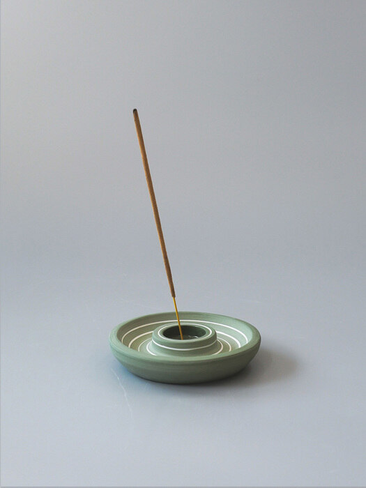 Orbit incense holder _ Green
