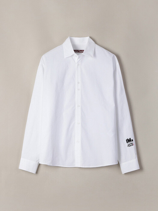 LM Logo embroidered Shirt_LQSAW20100WHX