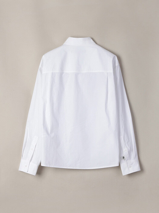 LM Logo embroidered Shirt_LQSAW20100WHX