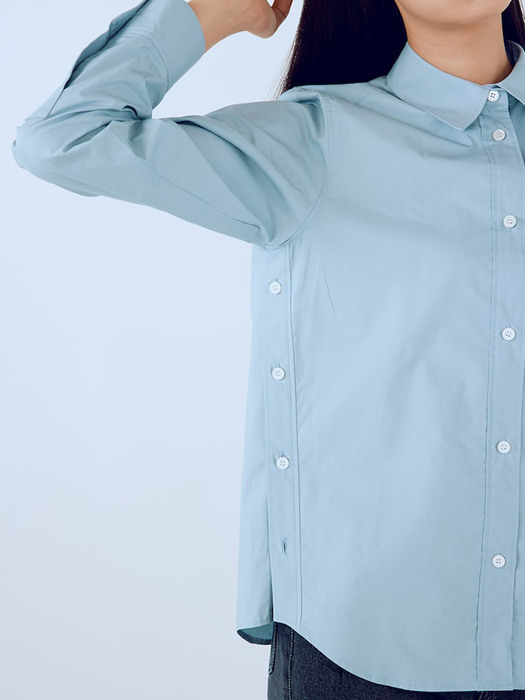 Essential Side Button Shirts (2color)