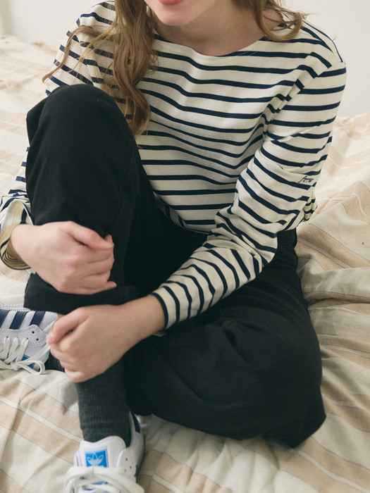 Stripe Loose Fit T-shirt_4color