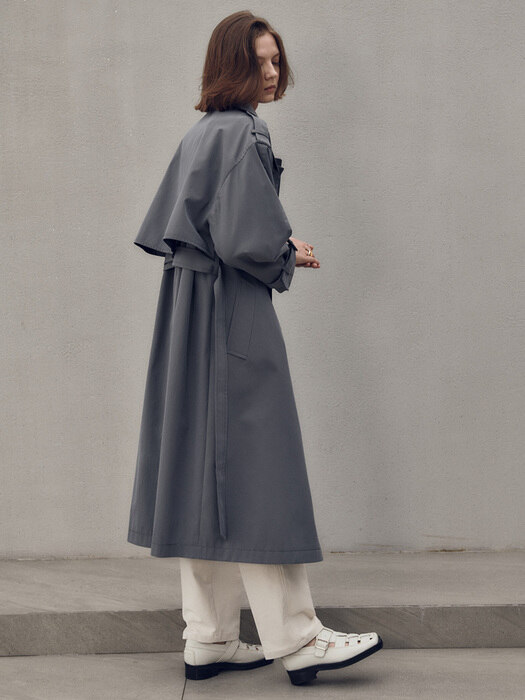 Volume Sleeve Trench Coat SW1AR240-12