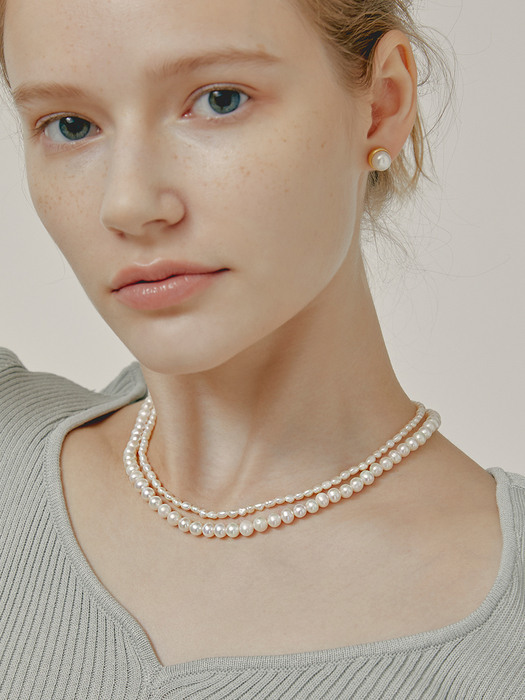 MILKY PEARL NECKLACE