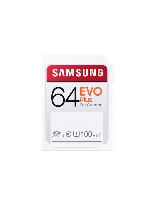 공식파트너 삼성 SD카드 EVO PLUS 64GB MB-SC64H/APC