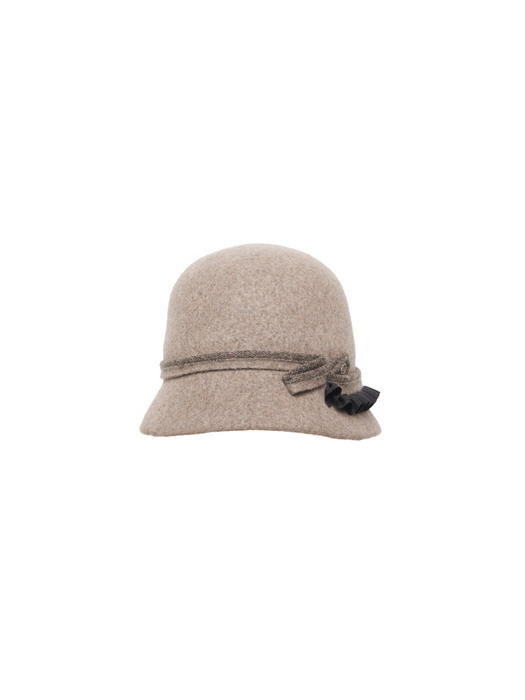 Frill cloche - Beige