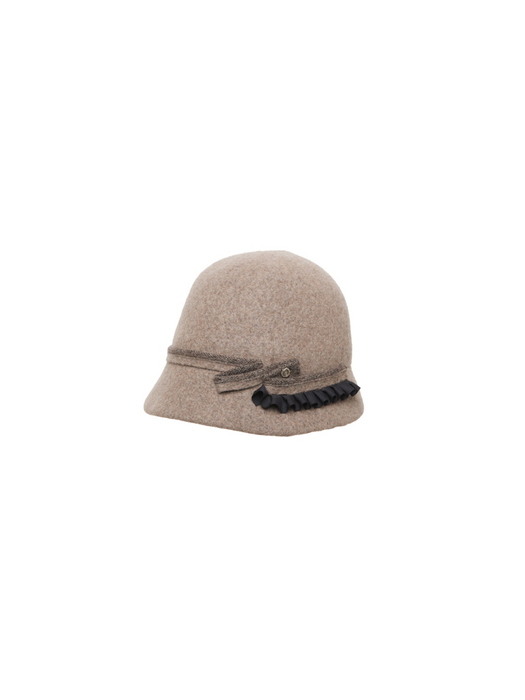 Frill cloche - Beige