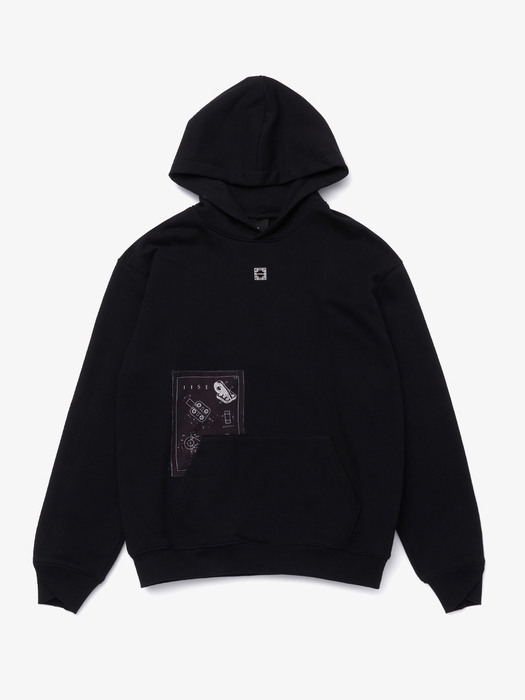 Patch Hoodie_BLACK