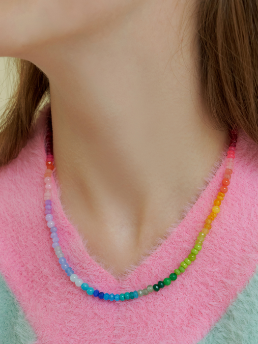 Petit Rainbow Necklace_NZ1185