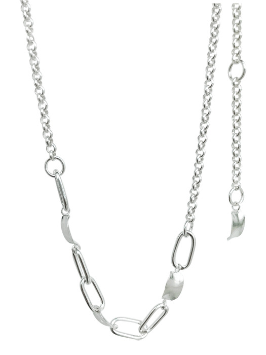 watch chain Necklace _2 (silver / gold)