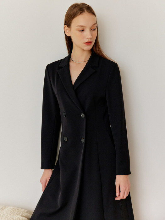 블랙 에이미 자켓 원피스 / BLACK AMY JACKET DRESS