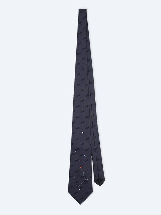 아더에러]Logo tie [Painted] Charcoal