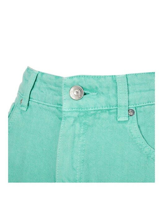 와이드 핏 데님 팬츠WIDE FIT DENIM PANTS_GREEN