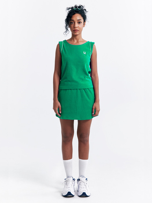 Active Terry Mini Skirt - Green