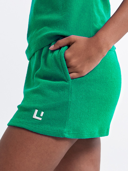 Active Terry Mini Skirt - Green
