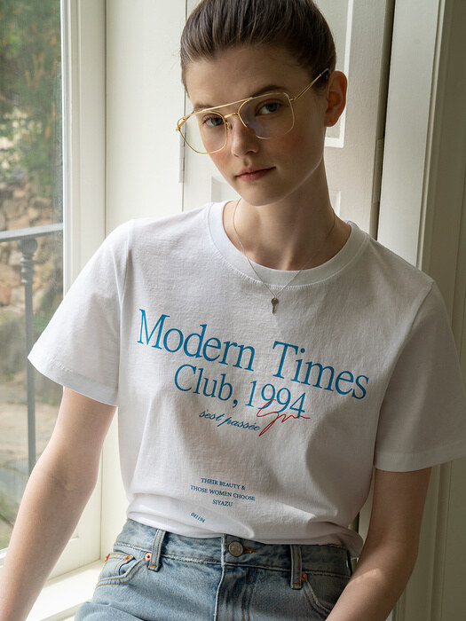 SITP5065 Modern Time T-shirt_White