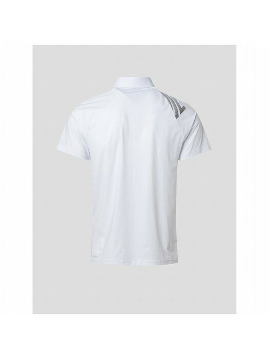 [NDL라인] 남성 화이트 어깨 로고 포인트 반팔 칼라 티셔츠 (BJ2542M091)