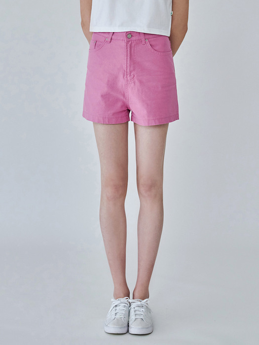 [SHORTS] Watery Jeans Pink