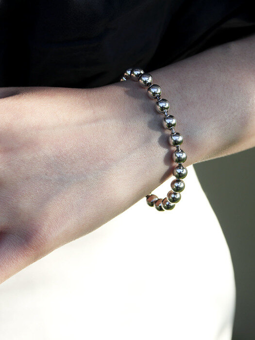 실버볼체인팔찌(7mm)silver ball chain bracelet(7mm)