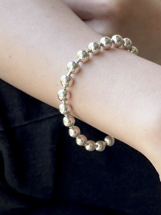 실버볼체인팔찌(7mm)silver ball chain bracelet(7mm)