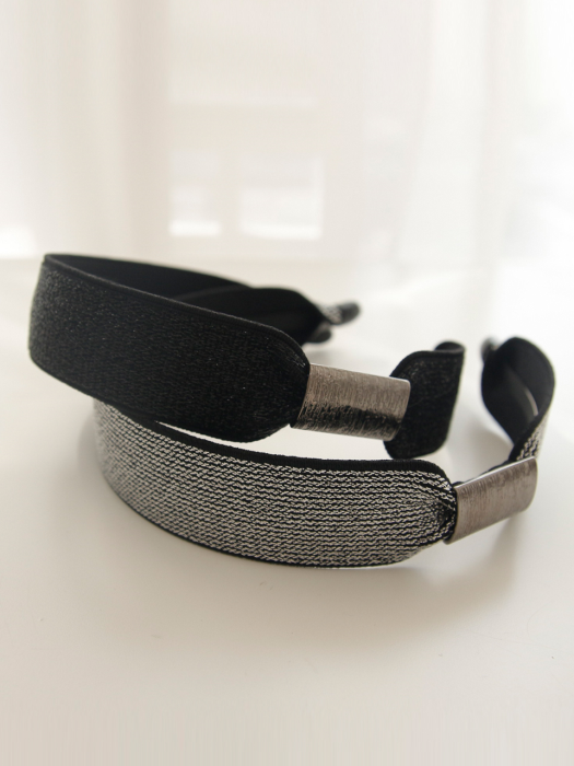 Metal Point Fabric Hairband H0831