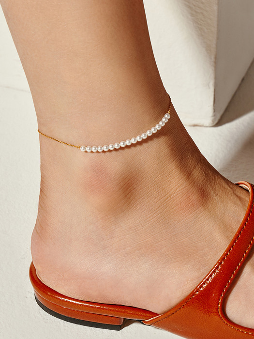 Dominique Pearls Anklet