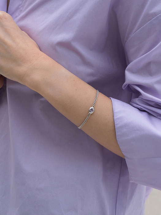 lavender amethyst bracelet