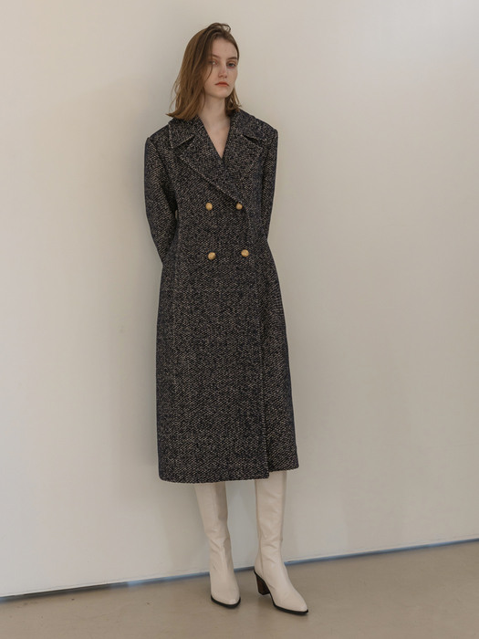 Wool Tweed Double Coat