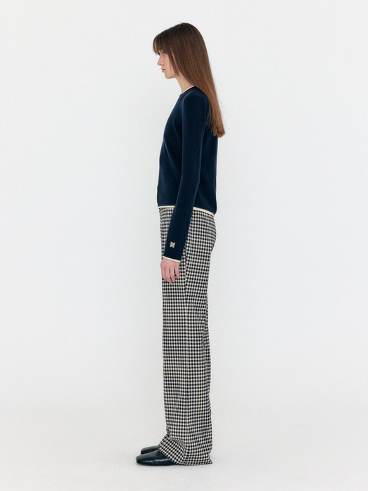 [EXCLUSIVE] Knit Pullover - Navy/Ivory