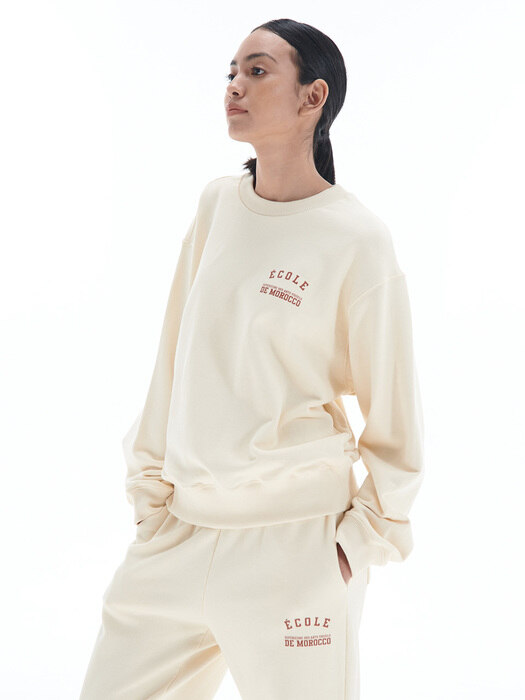 [22FW] ECOLE Sweatshirt (Ivory)