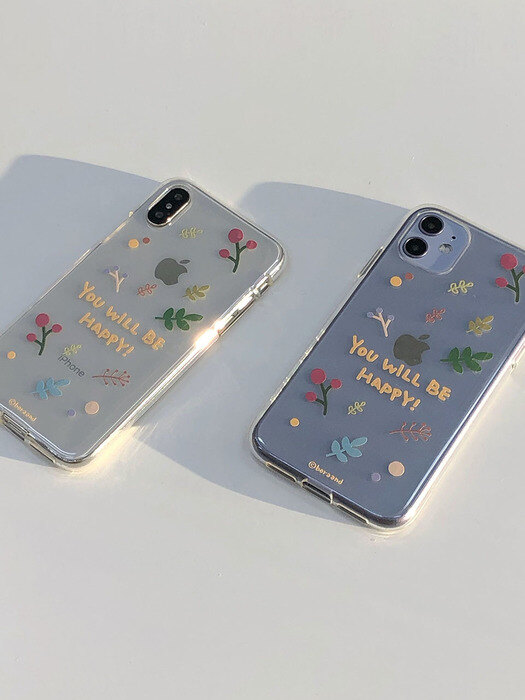 You will be happy case  (Jelly/Jelly hard case)