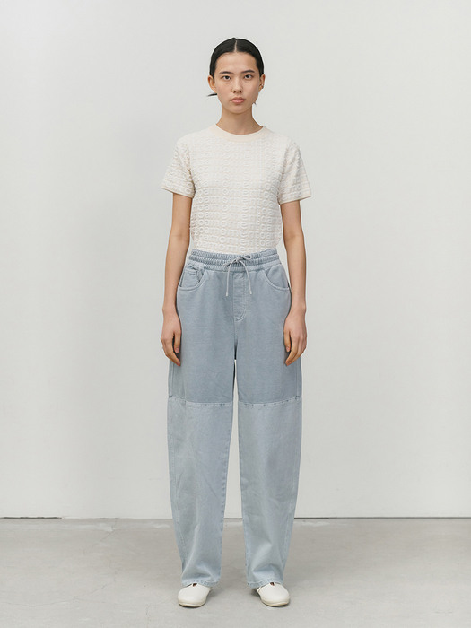 【AMOMENTO】DRAWSTRING DENIM PANTS 아모멘토]DRAWSTRING DENIM PANTS (3COLORS)