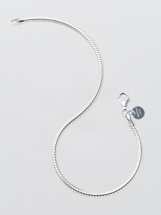 Basic Bold Bracelet (silver925)(2color)
