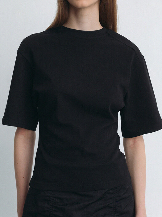 cotton line t-shirt (black)