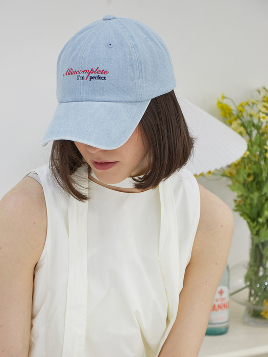 Perfect Ball Cap (Light Blue Denim)