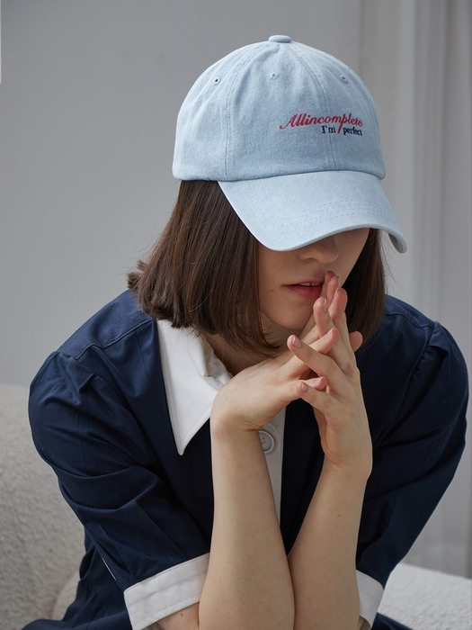 Perfect Ball Cap (Light Blue Denim)