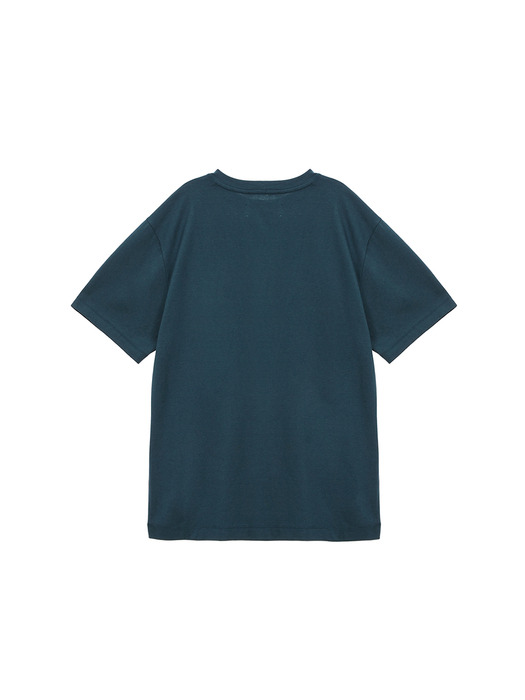 SIDE LOGO TAPING BOXY TOP IN GREEN