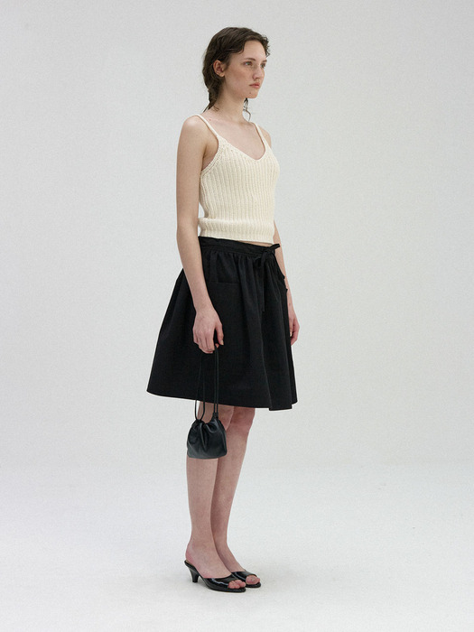 Casali flared skirt (Black)