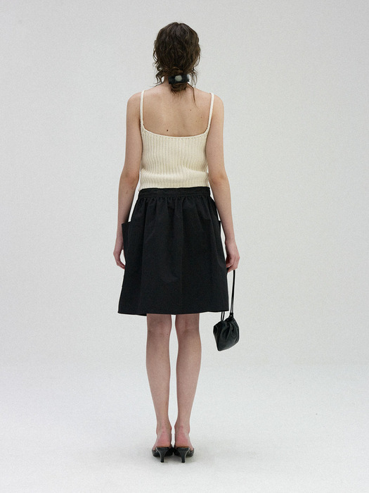 Casali flared skirt (Black)