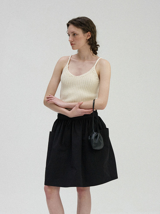 Casali flared skirt (Black)