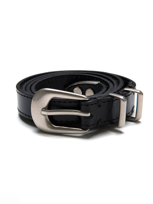 Essential Leather Belt_Black