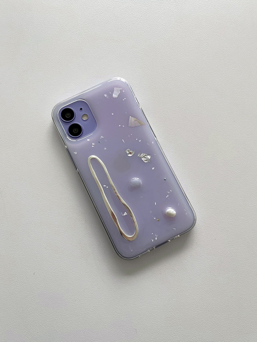 IPHONE CASE FOG PURPLE_HANDMADE COLLECTION