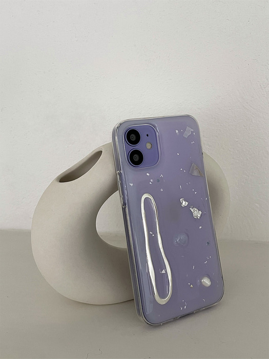 IPHONE CASE FOG PURPLE_HANDMADE COLLECTION