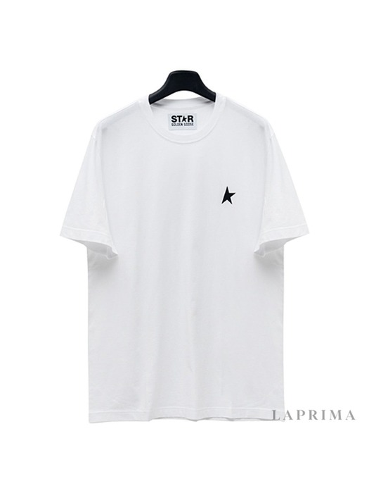 [GOLDENGOOSE] 골든구스 스타 컬렉션 블랙 스타 남성 티셔츠 GMP01220-P000593-10364