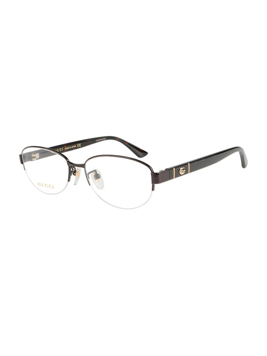 [구찌] 명품 안경테 GG0859OJ 002 반무테 티타늄 여자 안경